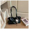 2026 Nova Bolsa de Mão com Corrente Estilo Pequeno Perfume Bolinhas Bolsa de Ombro Único Estilo INS Moda Simples Elegante Bolsa Saco Feminina