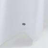 Cortina de Ducha Blanca de Peva, Impermeable y Engrosada, en Stock, Fácil de Limpiar, con Ojales Metálicos y Anillas Magnéticas