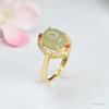 Guan Yu Jade Hetian Natural Anel de Água Clara Anel de Jade Joalheria Fábrica Atacado Dropshipping S4031902