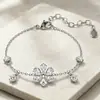 Nuevo collar poligonal romántico de estrella y copo de nieve Shijia, pendientes, pulsera de diseño simple de estrella octagonal y estrella de ocho puntas