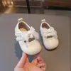 Zapatos de Princesa para Bebé Niña Estilo Nuevo 2026 Zapatos para Niños Pequeños de 1-3 Años Suela Suave Estilo Coreano Lazo Nudo Zapatos Pequeños de Cuero Modelos de Primavera y Otoño