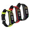 Para Xiaomi 7 correa de pulsera Xiaomi 34 pulsera de silicona Reloj inteligente deportivo de dos colores doble hebilla 56 generación Universal
