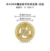Funda para teléfono móvil giratoria de dólar con incrustaciones de diamantes de aleación, accesorios de tocadiscos de dólar, trompo