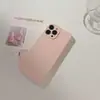 Aplicável ao Apple 17promax Macaron Cor Sólida Estilo Girly Japonês Coreano Celular iPhone Android Capa Rígida Macia Personalização