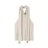 2025 Popular Transfronterizo Aliexpress Ropa de Mujer Exportación al por Mayor Nuevo Top de Metal Z con Cuello Halter