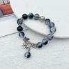 Pulsera de Cristal de Palomitas Mariposa Guofeng Pulsera de Elefante de Plata Antigua con Cuentas Degradadas Punto Turístico Suministro Caliente En Vivo