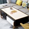 Mantel de Mesa de Centro de Cuero Impermeable, Resistente al Aceite, a Prueba de Polvo, Mantel de Mesa de Restaurante Sin Lavado, Protector de Escritorio Rectangular, Mantel Aislante