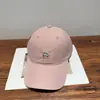 Boné de Baseball Bordado de Nuvem Simples e Fofo Estilo Coreano, Versátil Unissex, Macio, Casual, Chapéu de Sol, Chapéu Tendência para Exterior
