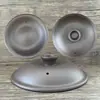 Colección de Tapas Negra y Marrón, Tapa Universal para Olla de Cerámica Negra de Arena Morada, Accesorios de Tapa para Cazuela Olla Eléctrica de Cocción Lenta Resistente a Altas Temperaturas