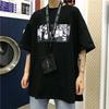 Camiseta de manga corta de Naruto Ropa para pareja con estampado de animación de Naruto Sasuke ins Popular en Internet Artículos europeos para hombres y mujeres