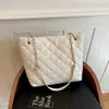 Bolso de Cadena de Gran Capacidad para Mujer 2026 Nicho de Alta Gama Texturizado Bolso de Mamá Bolso de Compras Acolchado de Diamantes Bolso Tote con Asa Bordada