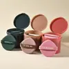 Esponja para base de maquillaje tipo cojín de aire de tarta de yema de huevo y piña, se expande al contacto con el agua, no absorbe producto, esponja para base de maquillaje tipo cojín de aire seca y húmeda