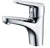 Torneira de cobre para lavatório de furo único Banheiro Torneira quente e fria Torneira de furo único para lavatório Doméstico
