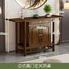 Gabinete de Entrada Estilo Chino Nuevo Escritorio de Madera Maciza para Entrada Sala de Estar Moderna Nicho Budista Estuche para Incienso Gabinete de Pared para Pasillo del Hogar Zhao Zhuyou