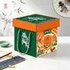 Caja de Regalo Zongzi Caja de Embalaje Bolso Zongzi Caja de Regalo de Alto Nivel para el Festival del Bote del Dragón Caja Vacía Caja de Zongzi con Ventana Creativa Envío Gratis