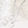 Colar Transfronteiriço Europeu e Americano de Aço Inoxidável, Corrente Clavicular, Colar Coração de Aço Titânio da Moda, Joias de Nicho de Luxo Leve para Mulheres com um Toque de Alta Qualidade