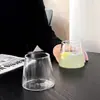 Estilo Nórdico Mt. Taza Fuji Vaso de Agua de Vidrio Resistente al Calor Taza de Leche para Desayuno para Mujer Taza para Mousse Taza de Café