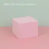 Accesorios de fotografía de cubo fotografía comida madera se puede fijar arco geométrico lavable adornos serie roja y blanca