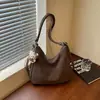 Bolso Cruzado Grande de Textura para Mujer 2026 Otoño Nuevo Retro Bolso de Hombro Único Popular Moda Viaje Bolso de Axila