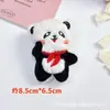 Colgante de Peluche Creativo de Oso y Conejo Chirriante Llavero de Panda Colgante para Bolso Accesorios para el Cabello Zapatos y Calcetines Accesorios de Ropa