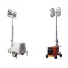 Torre de Iluminación Móvil con Generador, Equipo de Iluminación de Emergencia para Exteriores para Minería, Accionado Manualmente, 5m