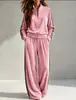 Annuo Desarrollo Propio 2026 Ropa Europea y Americana para Mujer Estación Independiente de Amazon Moda Casual Terciopelo Estampado de Leopardo Patchwork Manga Larga Traje