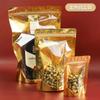 Bolsa Autosellable Transparente Engrosada Autosoportada Snacks Fruta Seca Granos Cereales Té Aromático Sellado Ventana Empaque de Alimentos Bolsa Autosoportada
