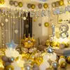 Globos de Feliz Cumpleaños con Letras en Inglés Happybirthday Set de Fiesta de Cumpleaños Decoración de Escena