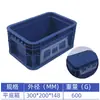 Caja de rotación logística UE en stock, caja de almacenamiento industrial, estándar europeo, caja de plástico rectangular engrosada con tapa para piezas de automóvil