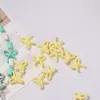 Tarjeta de Pajarita Acrílica Hueca de Colores 15mm Cuentas Sueltas DIY Cadena para Teléfono Móvil Cadena para Bolso Accesorios para Ensartar Cuentas