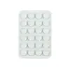 Pegatina de ventosa de silicona multifuncional, cuadrada autoadhesiva con respaldo adhesivo fuerte, adecuada para teléfonos móviles y baterías externas