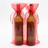 Bolsa de gasa para vino tinto, bolsa de organza para vino, Champagne, empaque de regalo, juego de botellas de vino, bolsa de gasa para vino tinto con cordón