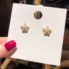 Pendientes de Moda Transfronterizos Estilo Vacacional, Pendientes Dorados Exagerados Retro con Forma de Abanico, Pendientes Versátiles Creativos de Concha y Estrella de Mar para Mujer