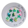 Parche Adhesivo Suave de PVC con Forma de Flor de Tulipán Colorida Material de Accesorios para Funda de Teléfono Móvil DIY Zapatos de Cueva Zapatos Flor Flor de Taza de Agua Pegatina para Refrigerador