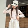 Conjunto de Calça de Arroz Glutinoso para Meninas Outono 2025 Novo Elegante Casual Leggings para Crianças Mais Velhas Calças Slim de Perna Larga Tendência