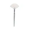 Cepillo Fan-shaped de Lana Sintética de Alto Brillo Iluminador Cepillo Redondo para Rubor Cepillo de Corrección Pelo de Fibra Cepillo Individual para Mascarilla Facial