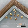 Decoraciones Explosivas para Uñas Color Champagne Zirconia, Huevos de Paloma de Azúcar de Roca, Forma de Corazón, Cuadrado Grueso, Melard, Pedrería Irregular para Uñas al por Mayor