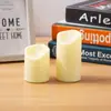 Luz de Vela Electrónica con un Diámetro de 5 cm, Superficie Esmerilada Biselada, Llama Parpadeante Silenciosa, Arreglo Decorativo de Velas para Fiesta