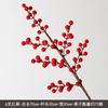 Hoja de Eucalipto Hoja de Ginkgo Dorada Fruto Rojo Fruto Rojo de la Fortuna con Cubeta de Bendición Arreglo Floral Flor Falsa Flor Artificial Venta al por Mayor Hecho a Mano