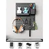 Painel Inteiro de Pegboard para Parede Sem Furos Parede de Dormitório Artefato de Armazenamento Suporte de Exposição de Crachás Postcards Mercadorias