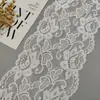 Renda de 15 cm de largura, fio de pressão elástico, renda tricotada, seda de nylon, roupa, decote de lingerie, calças com bainha espessa, renda nos tornozelos