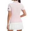 Ropa de Golf de Verano para Mujer Ropa Deportiva para Exteriores de Secado Rápido Ajuste Slim Adelgazante Camisa Polo Solapa Fitness Manga Corta