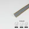 Esquina de sombra de PVC línea superior línea de yeso esquina de pared de techo hermosa línea lateral línea triangular autoadhesiva tira decorativa