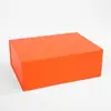 Caja Plegable de una Pieza con Lazo Disponible, Caja de Regalo de Empaque Portátil con Tapa abatible y Cierre magnético, Caja Vacía para Regalo de Cumpleaños, Caja de Papel