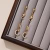 Pendientes de Borla de Estrella y Luna de Plata de Ley 925 Far Sans para Mujer, Pendientes con Sentido de Diseño de Tendencia de Temperamento Francés Europeo y Americano, Venta al por Mayor