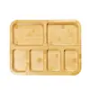 Plato Cuadrado de Bambú para Casa, Plato para Delicatessen, Tabla de Cortar de Cocina, Bandeja para Frutas, Plato de Madera para Snacks, Queso, Pan