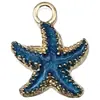 58 Estilos de Pingentes de Estrela-do-Mar, Concha, Búzios, Pérola, Sereia com Gotejamento de Óleo, Acessórios para Pulseira, Colar, Joias DIY