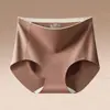 Pantaletas Lisas para Mujer con Efecto Glúteo Forma de Durazno, Algodón Puro, Antibacterianas, Entrepierna Extendida, No Aprietan, Tejido Cepillado, Cintura Media, Ropa Interior para Mujer Control de Abdomen