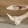 Zapatos Planos Jingang Ym52108 de Punta Fina con Tacón Oculto, Boca Baja, Suela Plana, Nuevos 2026 Primavera y Otoño, Elegantes y Versátiles para Mujer