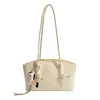 Bolsa Tote Estilo Suave Primavera/Verão 2026 Versátil Estudante Festa Aula Deslocamento Bolsa Grande Moderna Leve Luxo Bolsa de Ombro Versátil